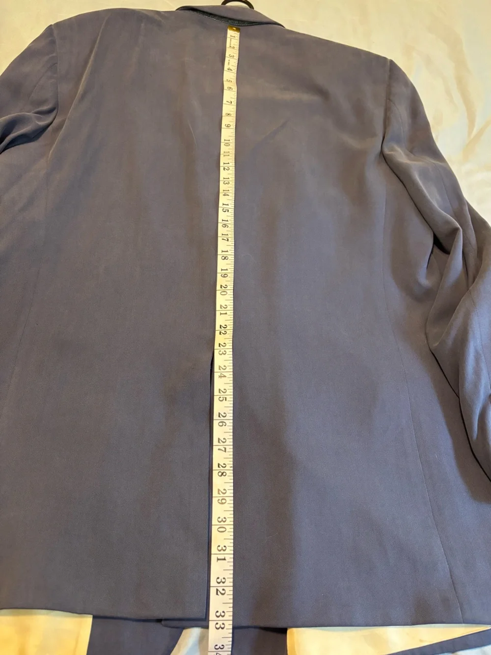 Stafford Executive Cassidy 100% Pure Silk Blue Sport Coat with Gold Buttons